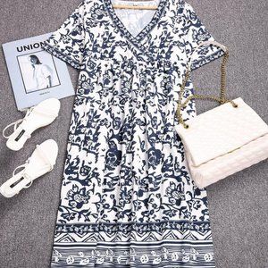 FRAZORI Better to Best Printed Dress